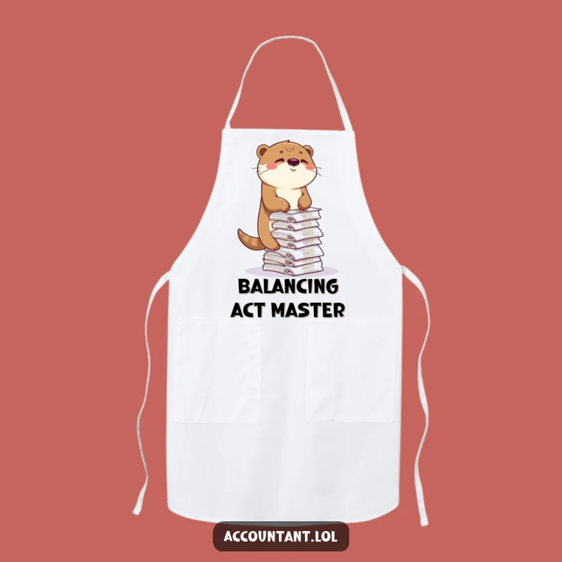 Funny Otter Apron - Kitchen Humor for Chefs Who Juggle Receipts