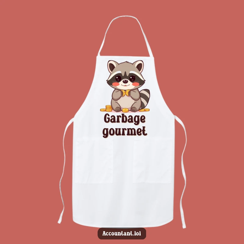 Funny Raccoon Apron: Chef's Surprise - Hilarious Kitchen Wear, Perfect Funny Gift