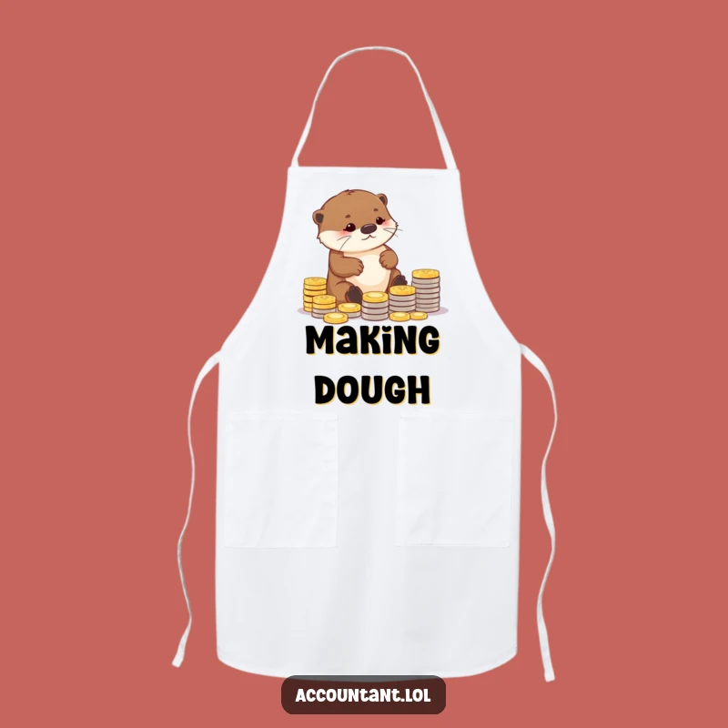 Funny Otter Apron: Hilarious Coin Arranger for the Meticulous Cook