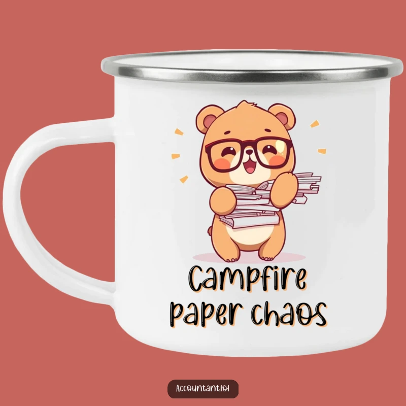 Funny Bear Office Camping Mug: Tiny Glasses Bear Cup, Perfect Gift