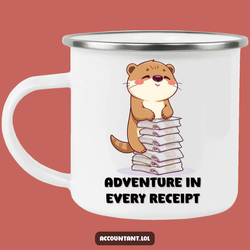 Funny Otter Camping Mug - Adventure-Ready Humor for Outdoor Enthusiasts