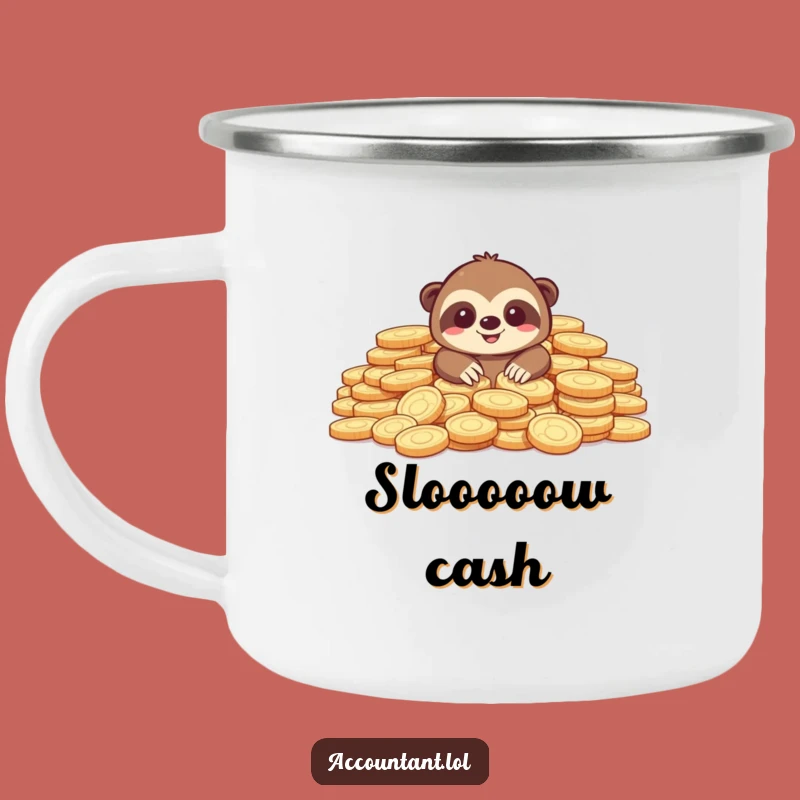 Funny Sloth Camping Mug: Campfire Riches - Durable & Hilarious Outdoor Gear, Great Funny Gift