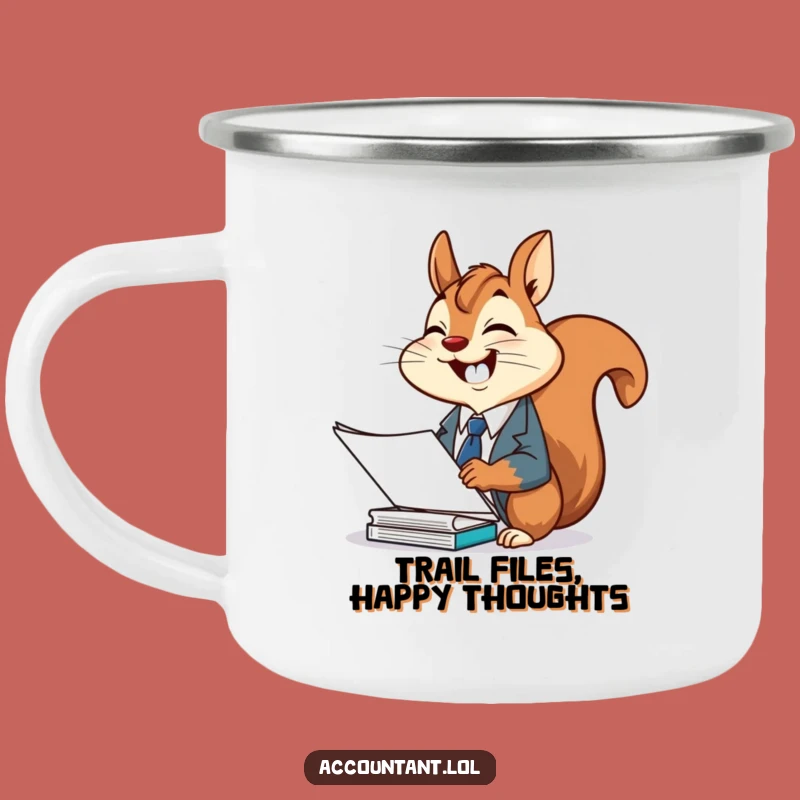 Funny Squirrel Office Camping Mug: Suit Squirrel Cup, Perfect Gift