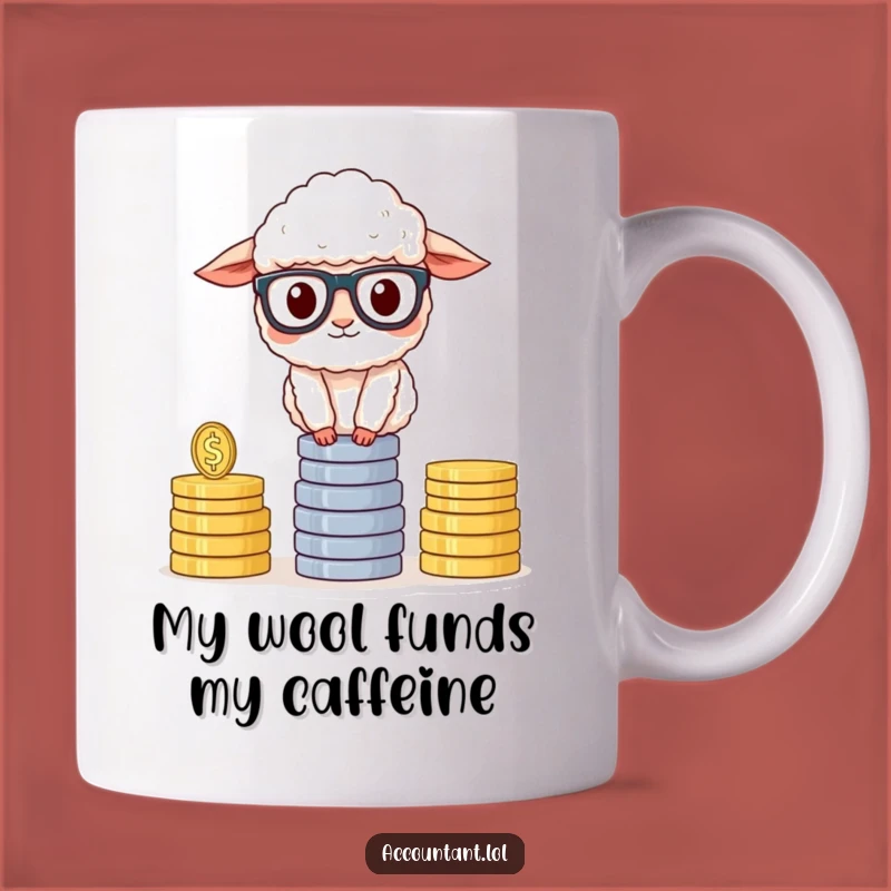 Funny Sheep Accountant Mug: Hilarious Financial Humor Gift for Sheep Lovers