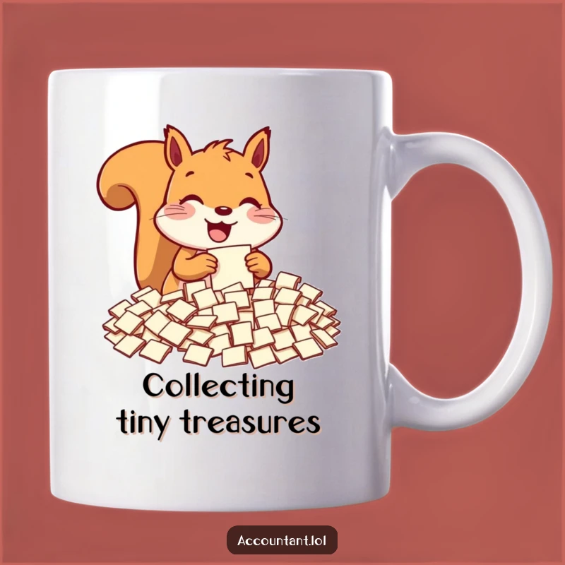 Funny Squirrel Paperwork Mug - Hilarious Gift for Office Workers & Organizers