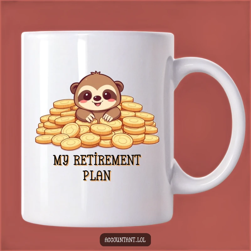 Funny Sloth Mug: Rich Sloth Design - The Ultimate Funny Gift for Finance Lovers