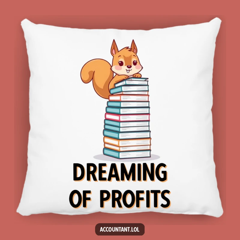 Funny Squirrel Pillow: Soft & Hilarious Ledger Accent for Your Comfy Space