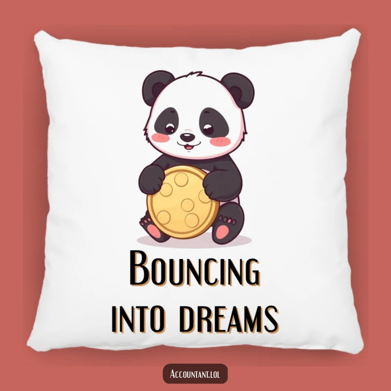 Funny Panda Coin Pillow: Comfort Filled with Playful Cheer