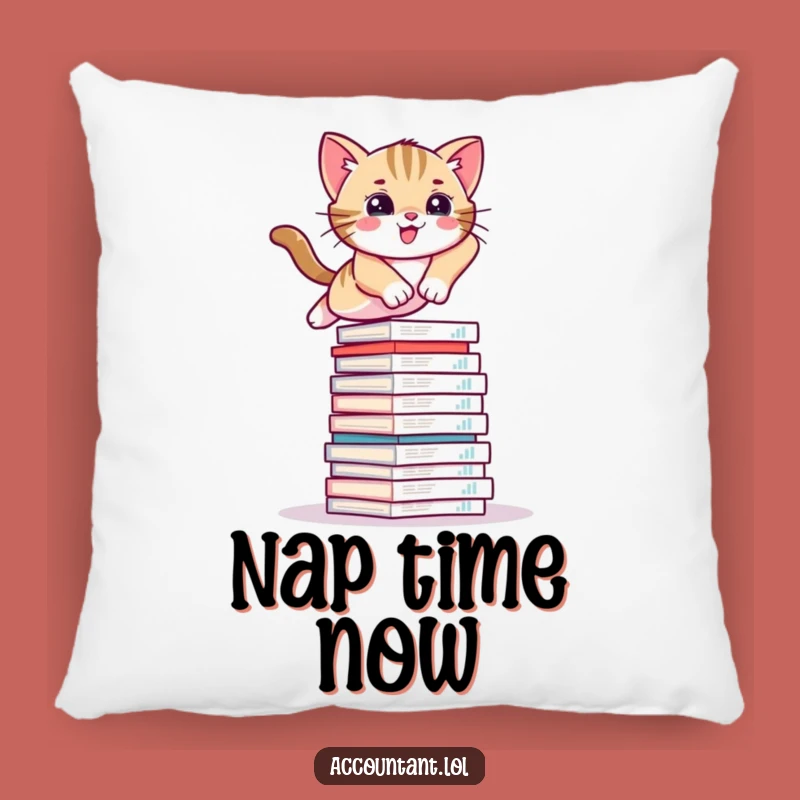Funny Kitten Pillow: Playful Jumper - Plush & Hilarious Decor, Great Funny Gift