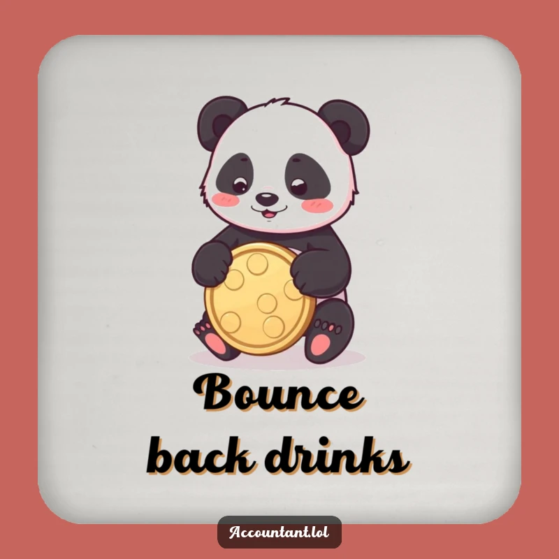 Funny Panda Coin Coaster: Add Playful Charm to Your Table