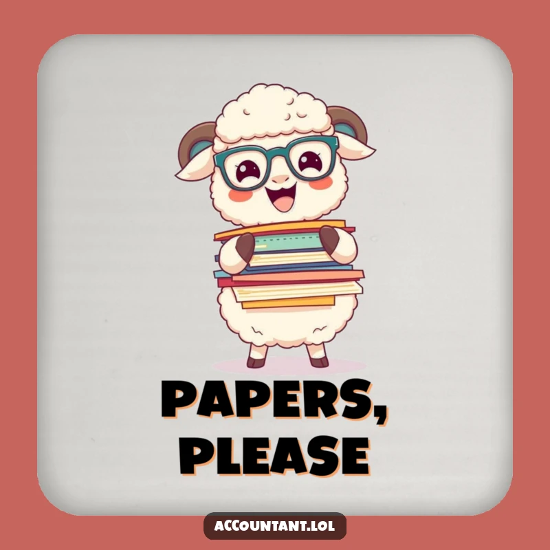 Funny Sheep Paper Balance Drink Coaster: Hilarious Protection for Your Surfaces