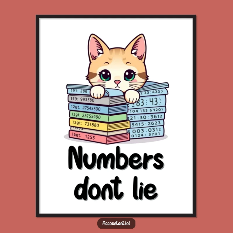 Funny Curious Cat Chart Poster: A Hilarious Statement Piece for Any Room