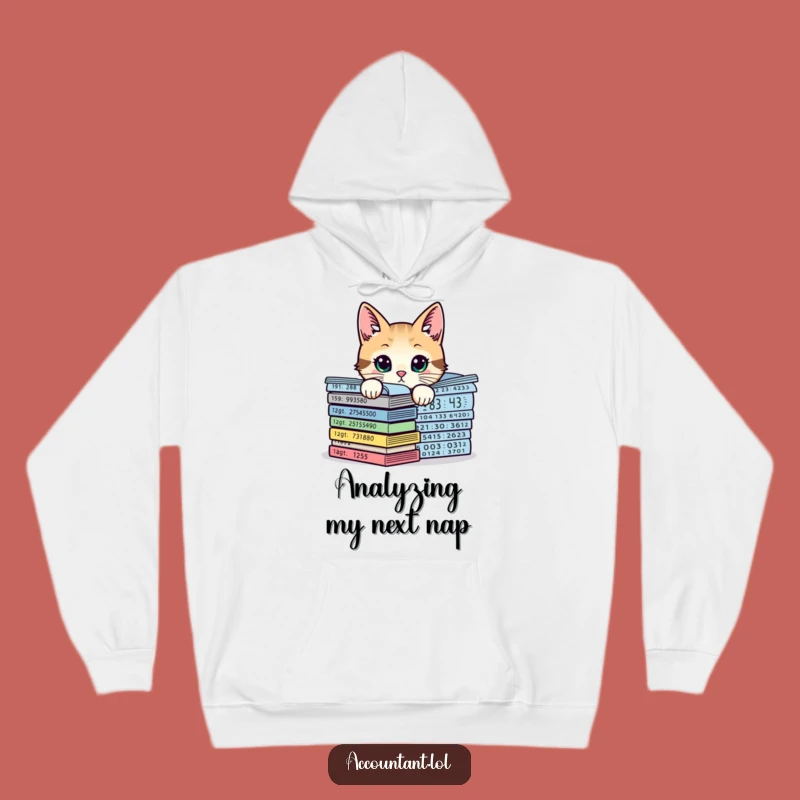 Funny Curious Cat Chart Hoodie: Cozy and Hilarious Office Wear
