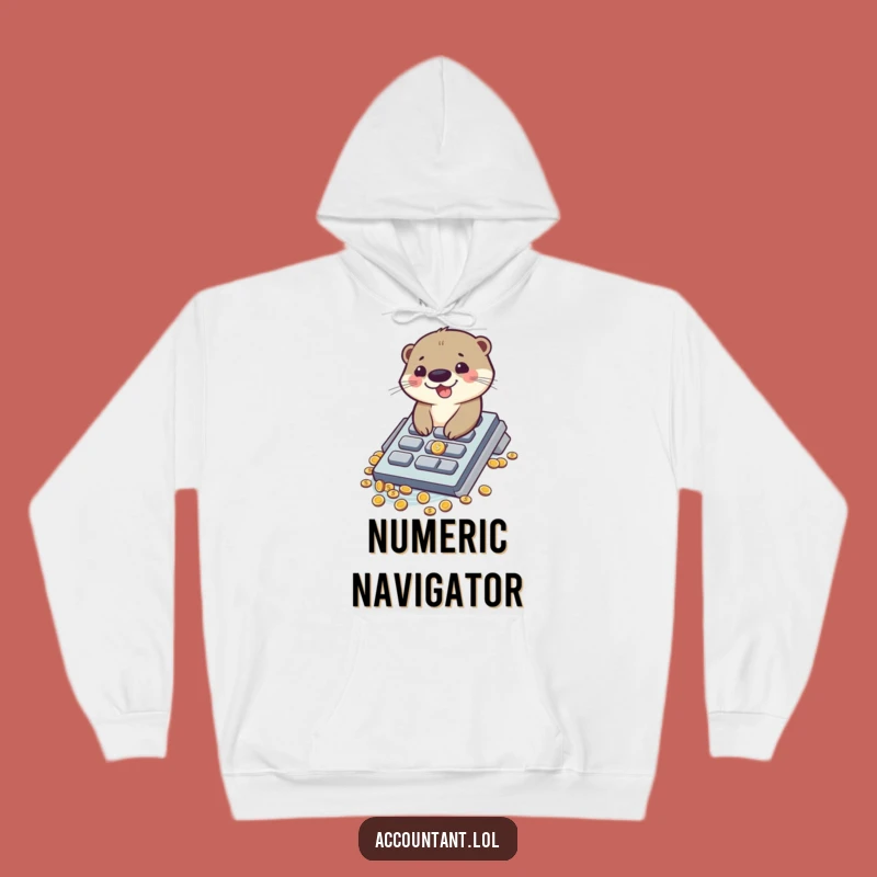 Funny Otter Hoodie: Sliding into Riches - Cozy & Hilarious Otter Apparel, Great Funny Gift