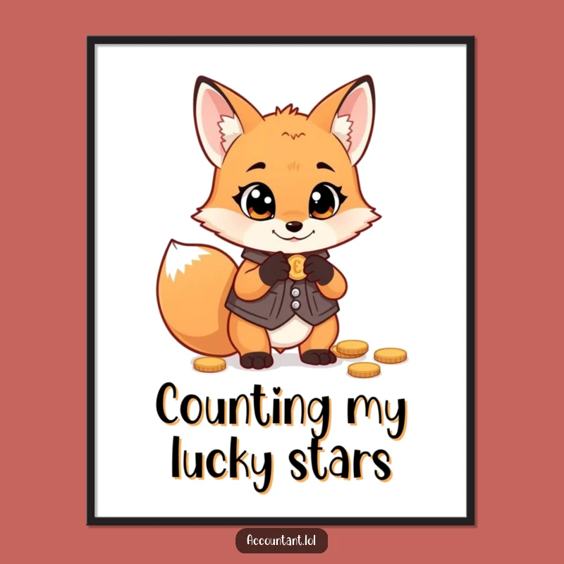 Funny Free Printable Fox Wall Art: Downloadable Decor for Home Office, Whimsical & Quirky