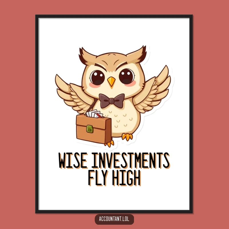 Funny Free Printable Owl Bow Tie Wall Art - Humorous Downloadable Home Decor!