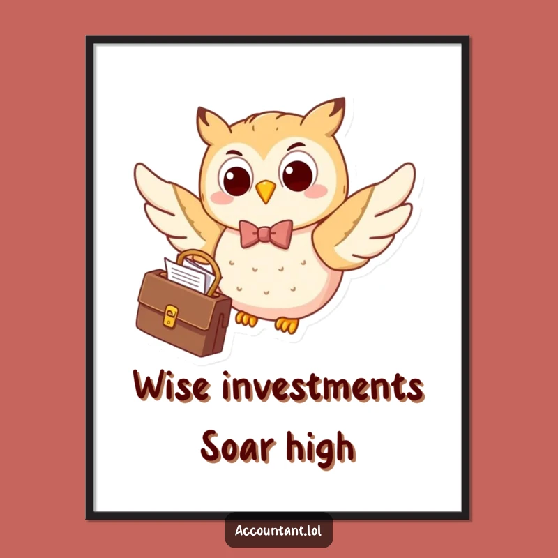 Funny Free Printable Wall Art: Owl Executive, Hilarious Downloadable Office Decor