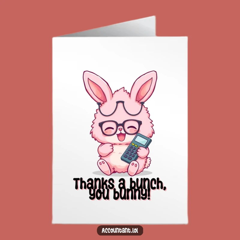 Free Printable Bunny Thank You Card - Express Gratitude with a Giggle and Cute Design