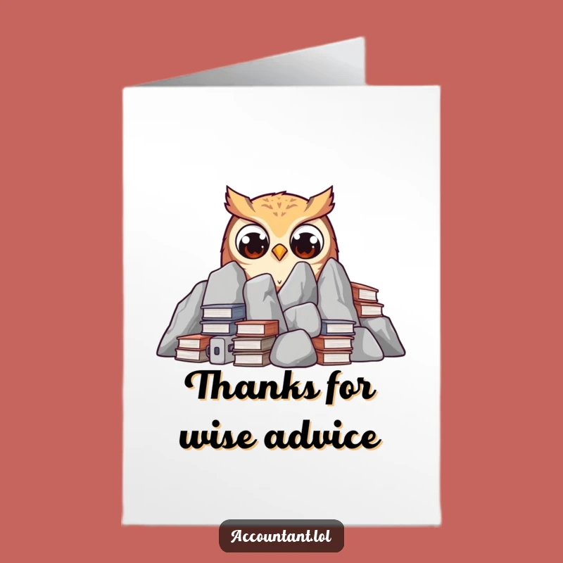 Free Printable Funny Owl Thank You Card: Ledger Owl Appreciation Downloadable