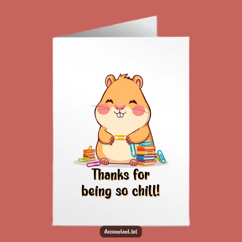 Free Printable Thank You Card: Capybara Gratitude, Hilarious Downloadable Appreciation