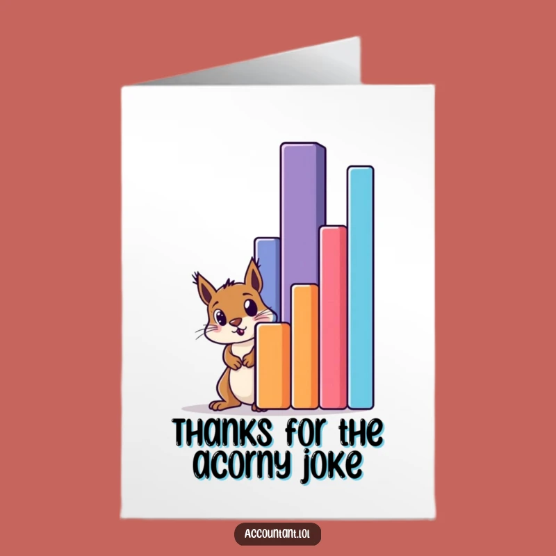 Free Printable Thank You Card: Squirrel Amazed by Your Awesomeness Funny Gift