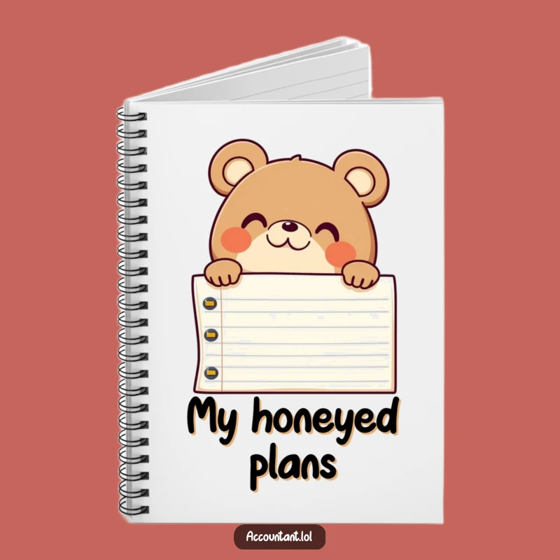 Funny Chubby Bear Accountant Notebook: Cute Ledger Surprise Jotter