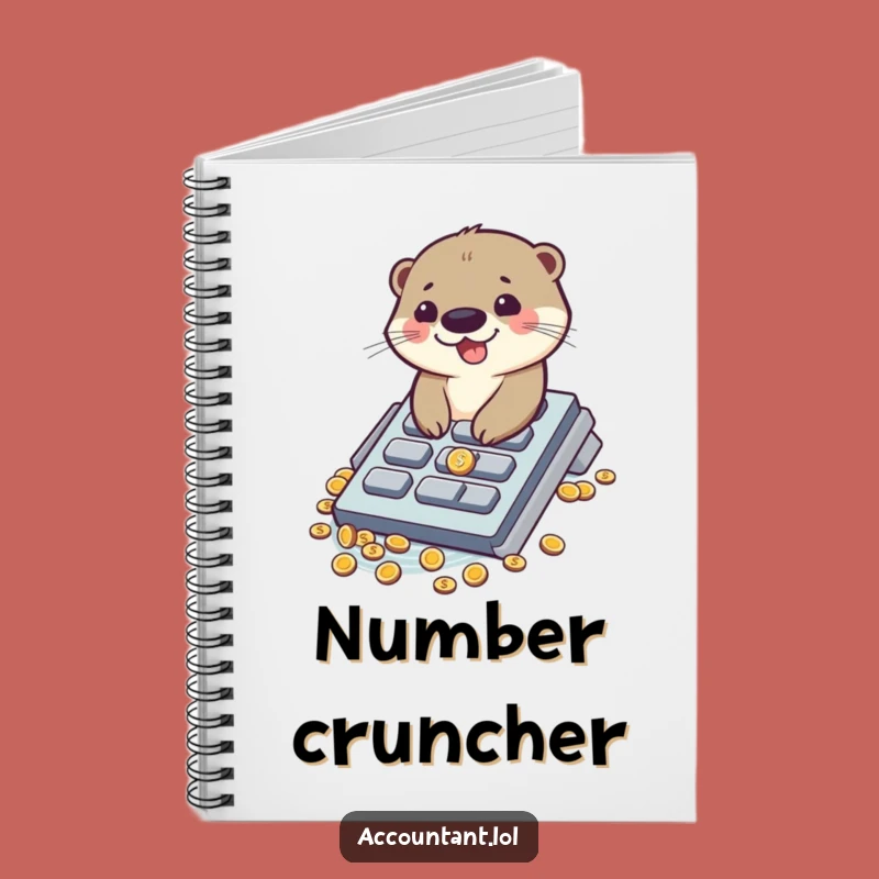 Funny Otter Notebook: Calculating Ideas - Hilarious Journal, Ideal Funny Gift for Writers