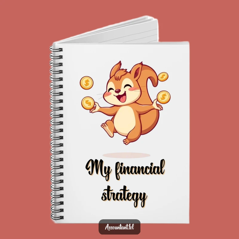 Funny Squirrel Juggling Notebook: Jot Down Your Brightest Ideas
