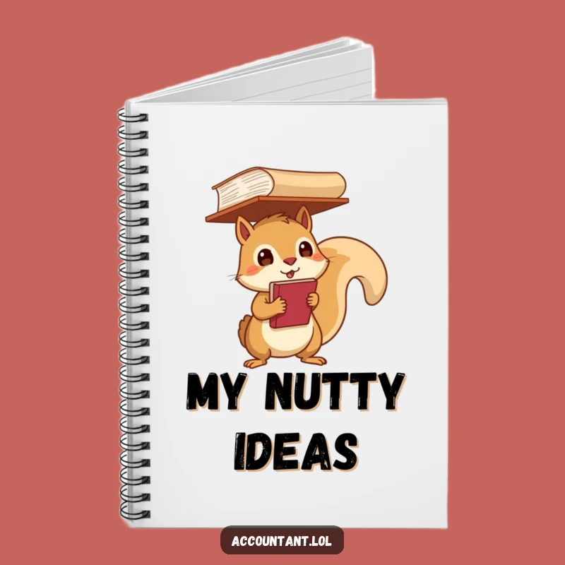 Funny Squirrel Ledger Notebook: Track Everything - Gift!