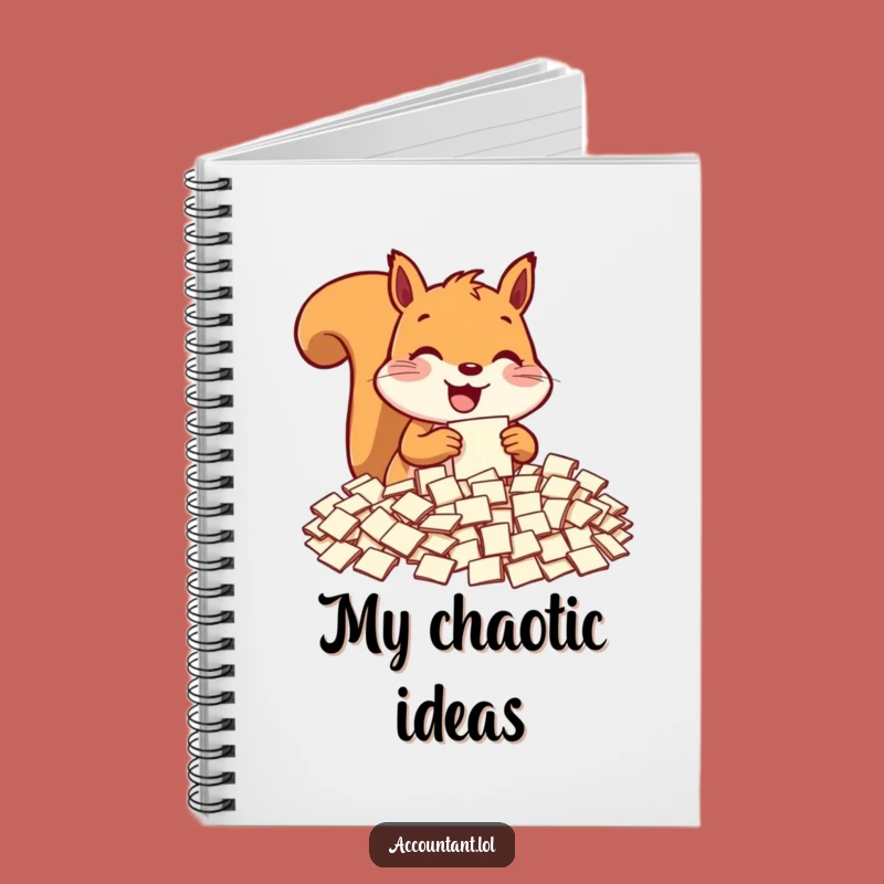 Funny Squirrel Notebook - Journal Your Tasks With This Hilarious Stationery