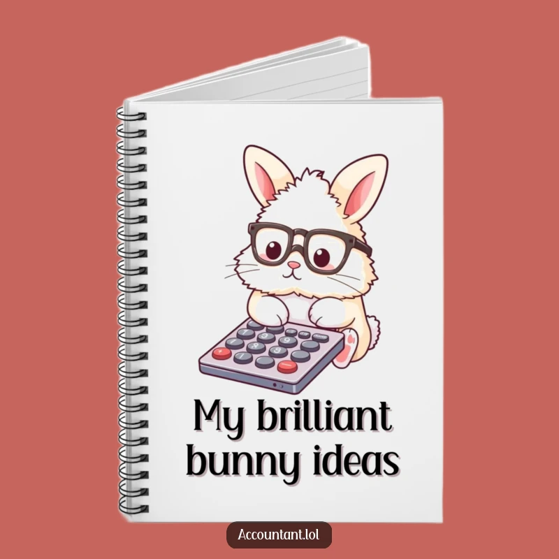 Funny Bunny Accountant Notebook: Jot Down Ideas - Perfect Gift!