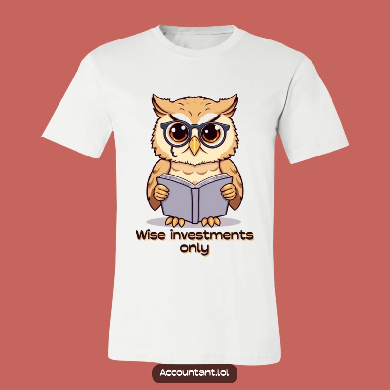 Funny Owl Scholar T-Shirt: Cute Monocle Owl Tee, Ideal Gift