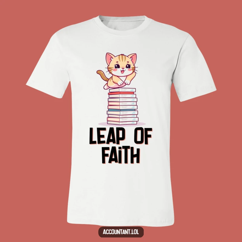 Funny Kitten T-Shirt: Report Jumper - Playful Cat Tee, Excellent Funny Gift