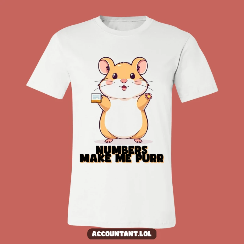 Funny Hamster Ledger T-Shirt: Show Off Your Financial Prowess