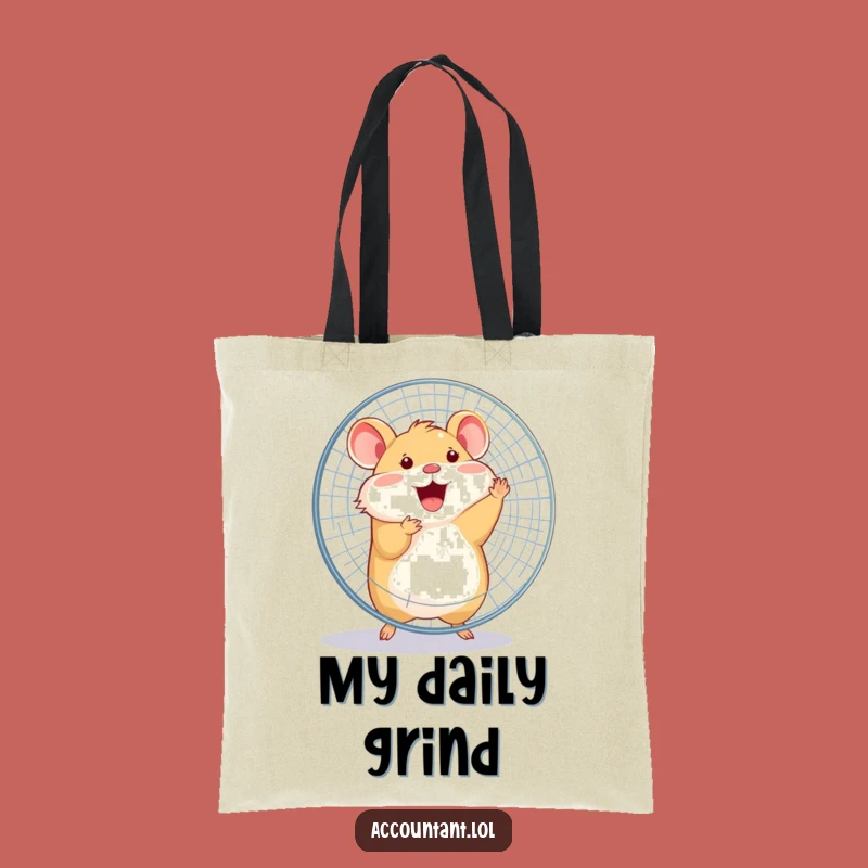 Funny Hamster Spinning Fan Tote Bag - Carry Your Fun & Essentials