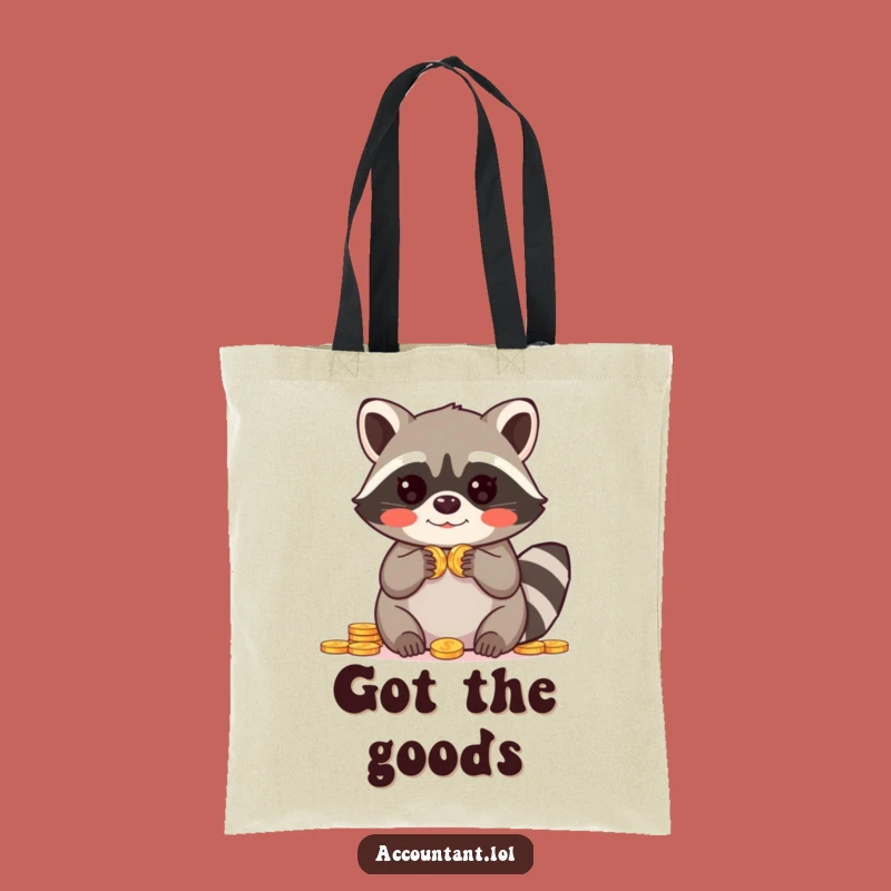 Funny Raccoon Tote Bag: Amazing Count - Chic & Hilarious Accessory, Ideal Funny Gift